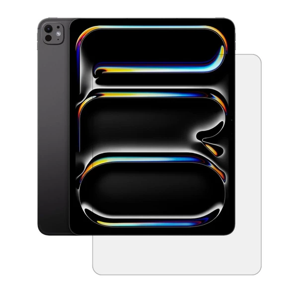 Nettech Apple iPad Pro 13 2024 Uyumlu Ön Koruma Cam Ekran Koruyucu NT-111298 ürün görseli 1