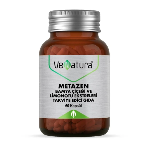 Venatura Metazen Bamya Çiceği Limon Otu 60 Kapsül ürün görseli 1