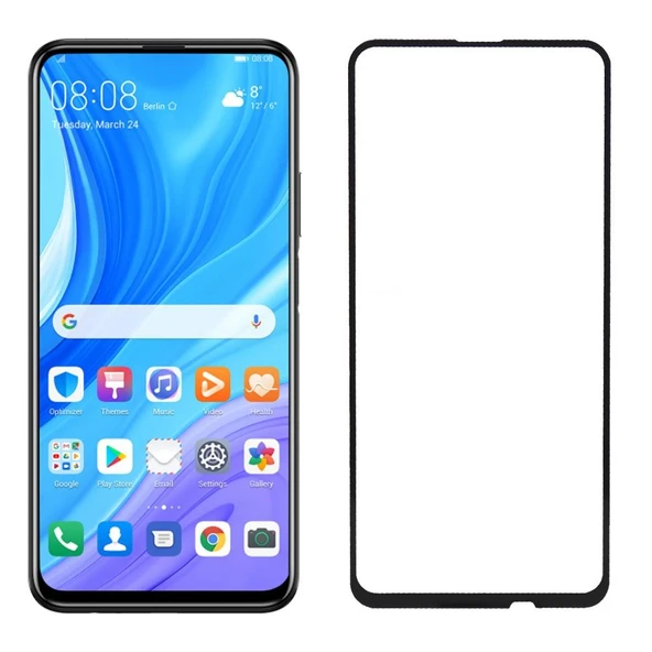 Nettech Huawei P Smart Pro Uyumlu 5D Glas Full Cam Koruyucu VR-20644 ürün görseli 1