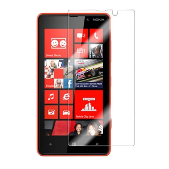 Nettech Nokia Lumia 820 Uyumlu Ön Koruma Cam Ekran Koruyucu NT-18321 ürün görseli 1