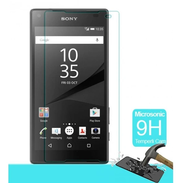 Nettech Sony Xperia Z5 Mini Uyumlu Ön Koruma Cam Ekran Koruyucu NT-6359 ürün görseli 1