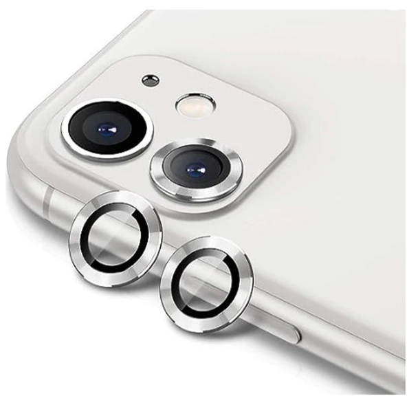 Nettech Apple iPhone 11 Uyumlu Alüminyum Seri Kamera Cam Koruyucu NT-103195 ürün görseli 1