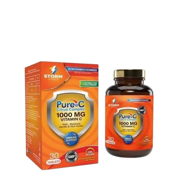 Storm Vitals Pure C Citrus Complex 30 Tablet ürün görseli 1