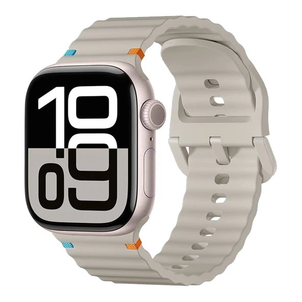 Nettech Apple Watch Series 10 46 mm Uyumlu Silikon Kordon NT-112416 ürün görseli 1