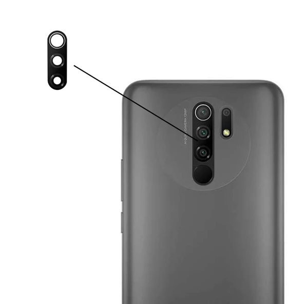 Teknonet Xiaomi Redmi 9 Uyumlu Kamera Camı NT-85821 ürün görseli 1