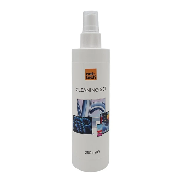 Nettech 250 ML Ekran Temizleme Solüsyonu Set NT-014 NT-29826 ürün görseli 1