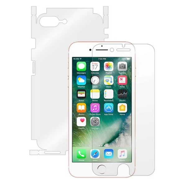 Exquıs Apple iPhone 7 Plus Uyumlu Ön ve Arka Koruma 360 Full Kaplama VR-18416 ürün görseli 1