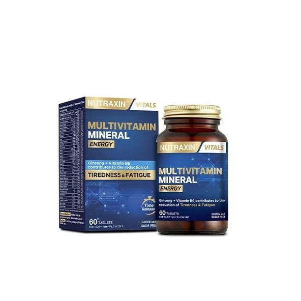 Nutraxin Multivit Complex ENERJI 60 Tablet ürün görseli 1