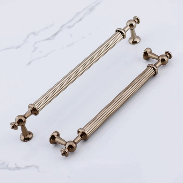 Nesil Çizgili Bronz Metal Kulp 320 mm Mobilya Çekmece Mutfak Dolabı Dolap Kulpları Kulpu Kulpları ürün görseli 1