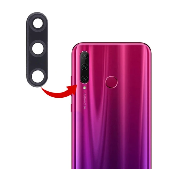 Teknonet Huawei Honor 20 Lite Uyumlu Kamera Camı NT-84086 ürün görseli 1