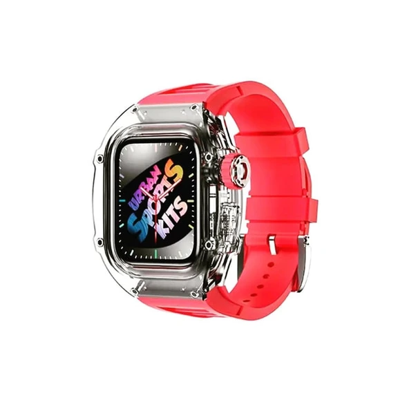 Nettech Apple Watch Ultra 49 mm Uyumlu Kasa Korumalı Kordon NT-110256 ürün görseli 1