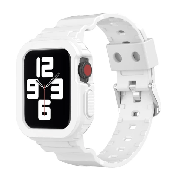 Nettech Apple Watch Seri 44/42 mm Uyumlu Kasa Korumalı Kordon NT-102999 ürün görseli 1