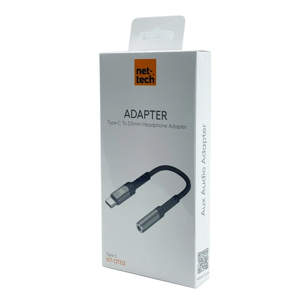 Nettech NT-OT02 Type-C To Aux Dönüştürücü NT-100948 - Resim 3