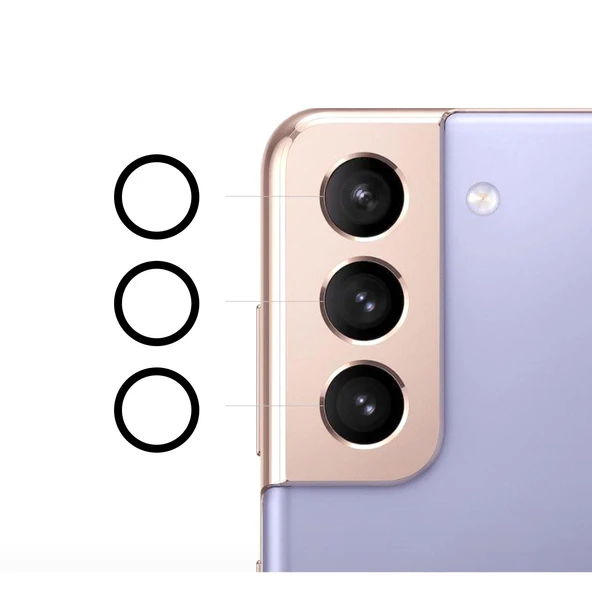 Teknonet Samsung Galaxy S21 Plus Uyumlu Kamera Camı NT-88583 ürün görseli 1