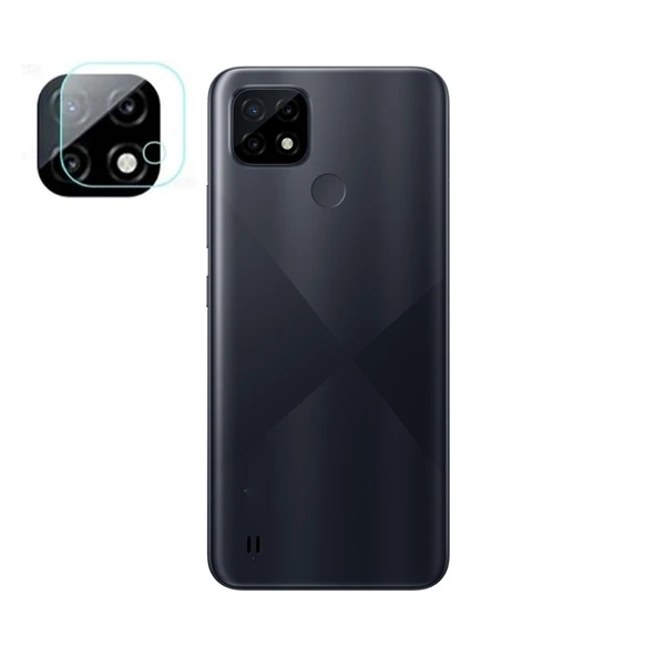 Teknonet Realme C21 Uyumlu Çerçeveli Kamera Camı NT-92985 ürün görseli 1