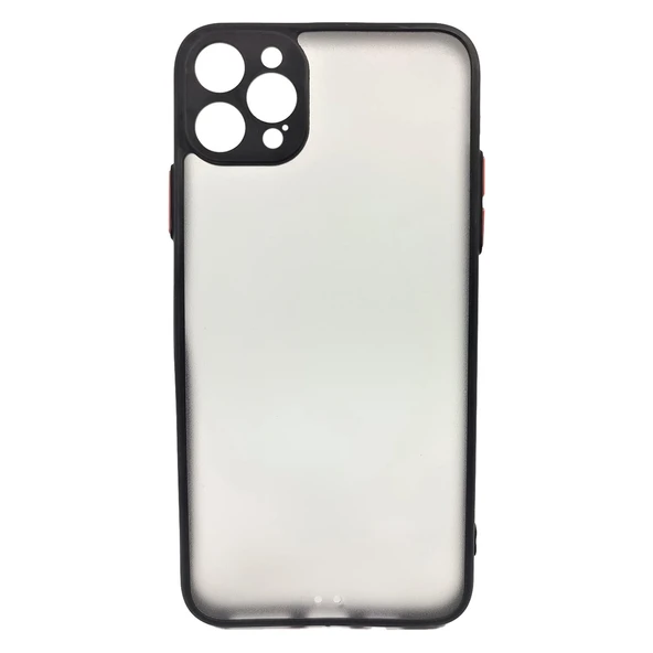 Nettech Apple iPhone 12 Pro Max Uyumlu Kontrast Renkli Tuş Seri Arka Koruma Kılıf NT-88630 ürün görseli 1