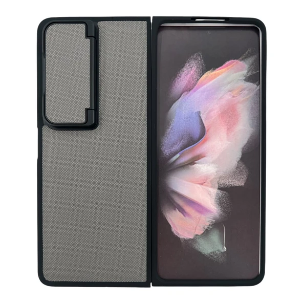 Nettech Samsung Galaxy Z Fold 4 Uyumlu Manyetik Standlı Seri Arka Koruma Kılıf NT-111529 ürün görseli 1