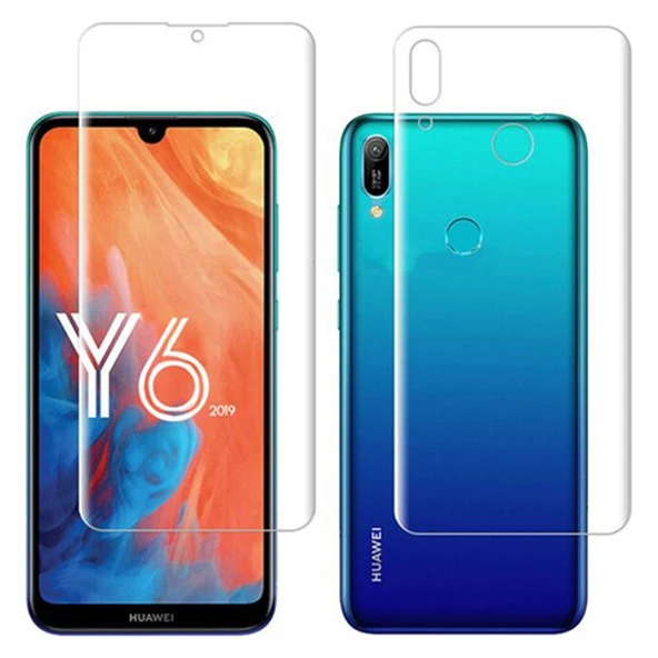 Exquıs Huawei Y6 2019 Uyumlu Ön ve Arka Koruma 360 Full Kaplama VR-18447 ürün görseli 1
