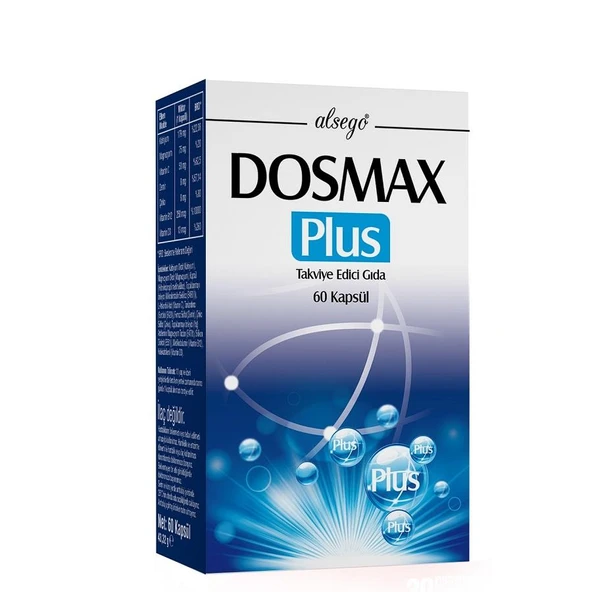 Dosmax Plus Kapsül 60lı ürün görseli 1