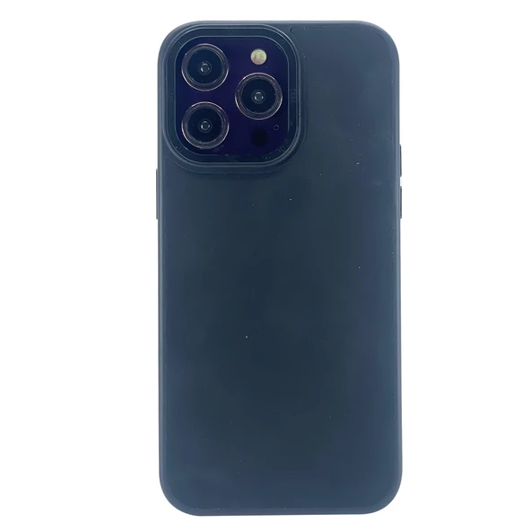 Nettech Apple iPhone 14 Pro Uyumlu Metal Çerçeveli Deri Arka Koruma Kılıf NT-101513 ürün görseli 1