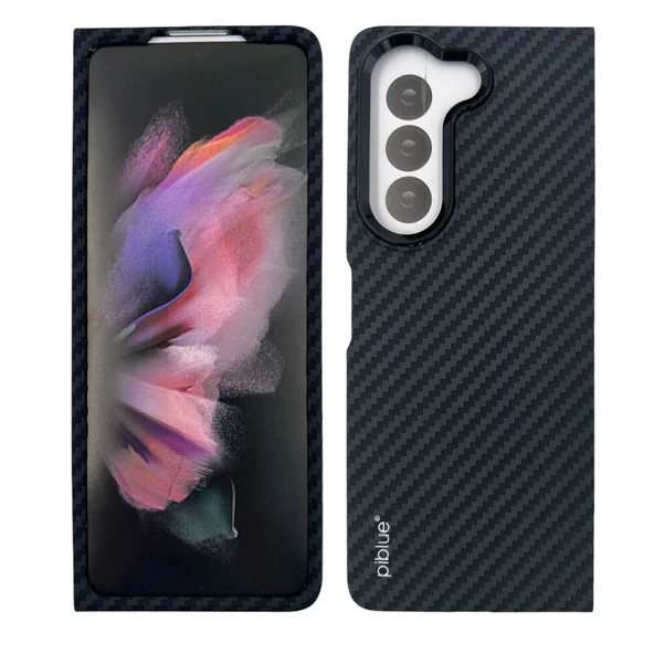 Nettech Samsung Galaxy Z Fold 5 Uyumlu Karbon Seri Arka Koruma Kılıf NT-111513 ürün görseli 1
