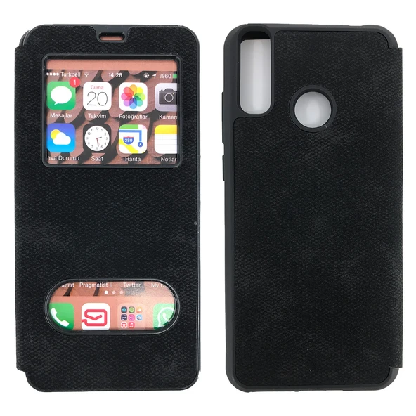 Nettech General Mobile GM10 Uyumlu Pencereli Kapaklı Kılıf NT-84507 ürün görseli 1