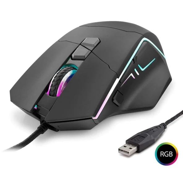 Hadron Shooter G330 RGB Oyuncu Mouse NT-114613 ürün görseli 1