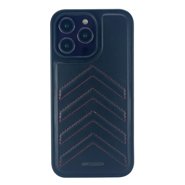 Nettech Apple iPhone 13 Pro Uyumlu Lynko Co Deri Seri Arka Koruma Kılıf NT-101704 ürün görseli 1