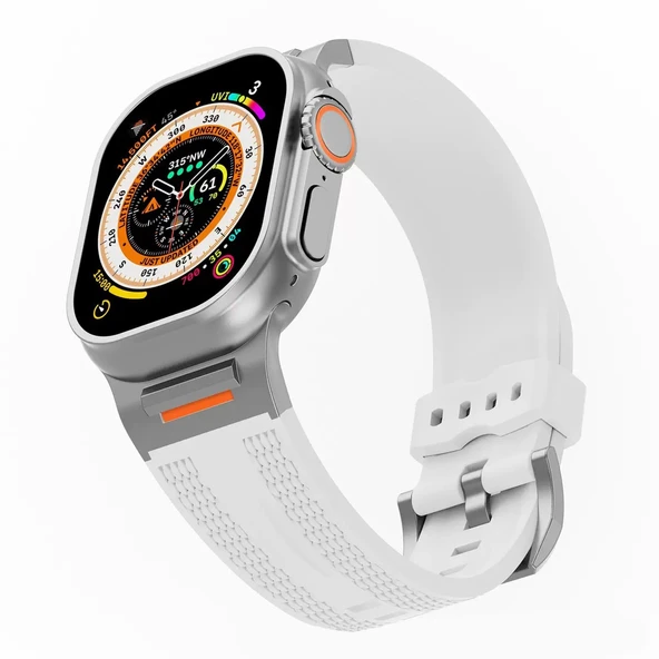 Nettech Apple Watch Series 10 46 mm Uyumlu Silikon Kordon NT-112437 ürün görseli 1