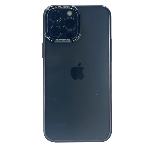 Nettech Apple iPhone 14 Pro Uyumlu Mika Renkli Metal Çerçeveli Seri Arka Koruma Kılıf NT-100987 ürün görseli 1