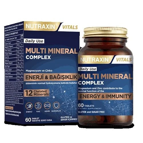 Nutraxin Multi Mineral Complex 60 Tablet ürün görseli 1