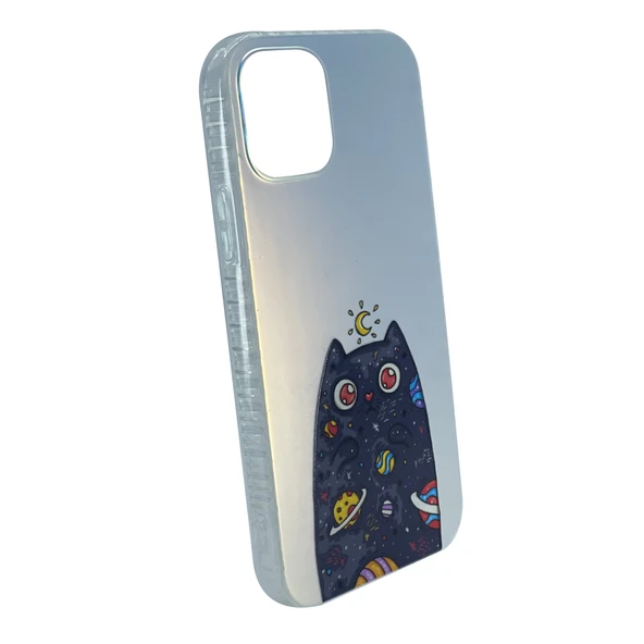Nettech Apple iPhone 11 Pro Uyumlu Hologram Baskılı Arka Koruma Kılıf NT-103739 ürün görseli 1