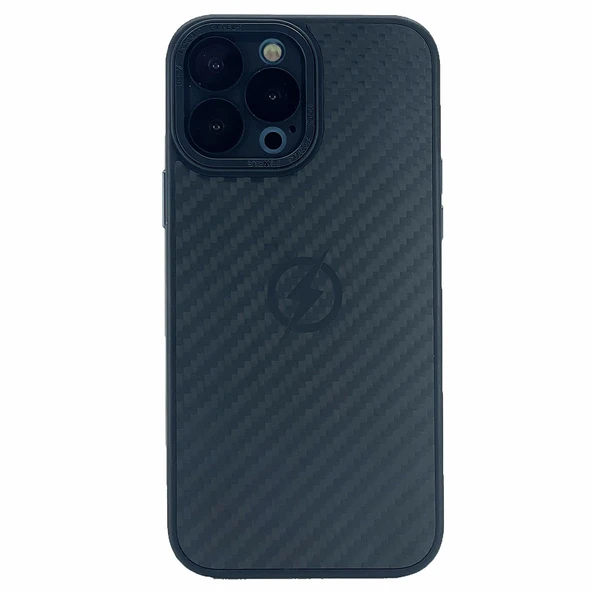 Nettech Apple iPhone 14 Pro Uyumlu Grand Karbon Seri Arka Koruma Kılıf NT-100468 ürün görseli 1