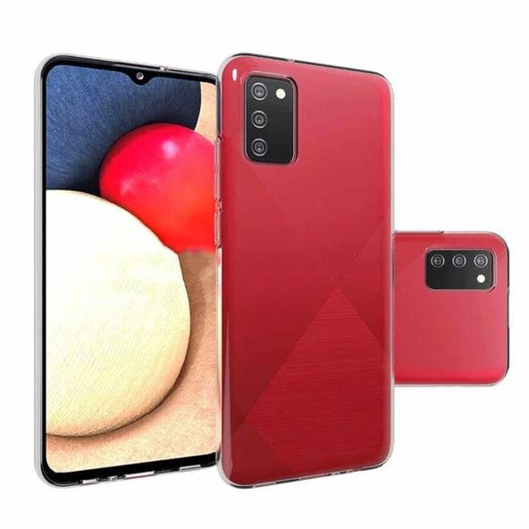 Nettech Samsung Galaxy A02S Uyumlu Tıpalı Şeffaf Seri Arka Koruma Kılıf NT-87784 ürün görseli 1