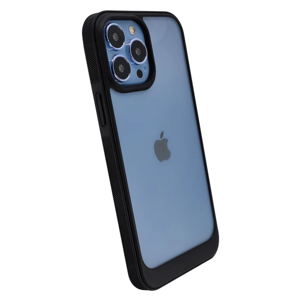Nettech Apple iPhone 13 Pro Uyumlu Solid Frame Arka Koruma Kılıf NT-95828 - Resim 2
