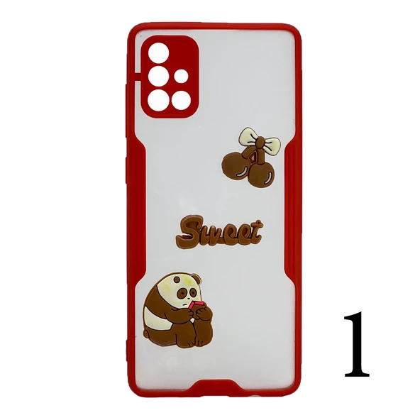 Nettech Samsung Galaxy A51 Uyumlu Maskot Seri Arka Koruma Kılıf NT-106248 ürün görseli 1