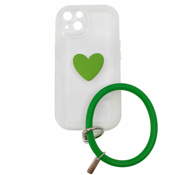 Nettech Apple iPhone 13 Uyumlu Halka Bilekli Şeffaf Seri Arka Koruma Kılıf NT-97219 ürün görseli 1