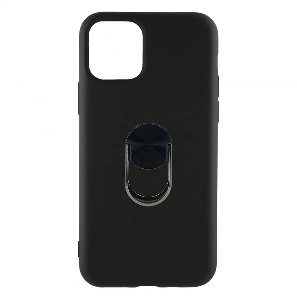 Nettech Apple iPhone 11 Pro Max Uyumlu Leather Ring Nano Arka Koruma Kılıf NT-82851 ürün görseli 1