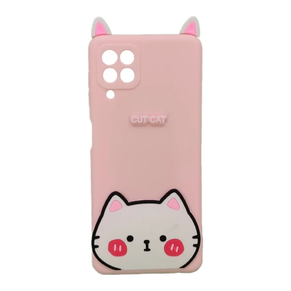 Nettech Samsung Galaxy A22 4G Uyumlu Cartoon Case Seri Arka Koruma Kılıf NT-95132 ürün görseli 1
