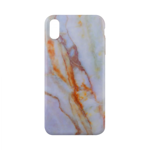 Nettech Apple iPhone XS Max Uyumlu Mermer Desenli Arka Koruma Kılıf NT-28594 ürün görseli 1