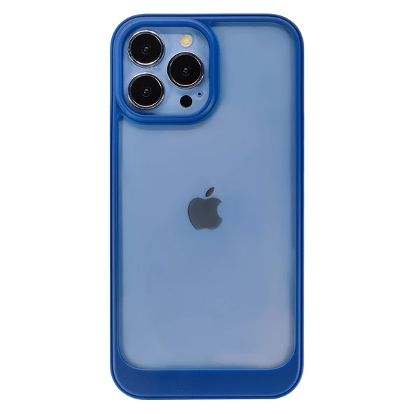 Nettech Apple iPhone 13 Pro Uyumlu Solid Frame Arka Koruma Kılıf NT-95828 - Resim 3