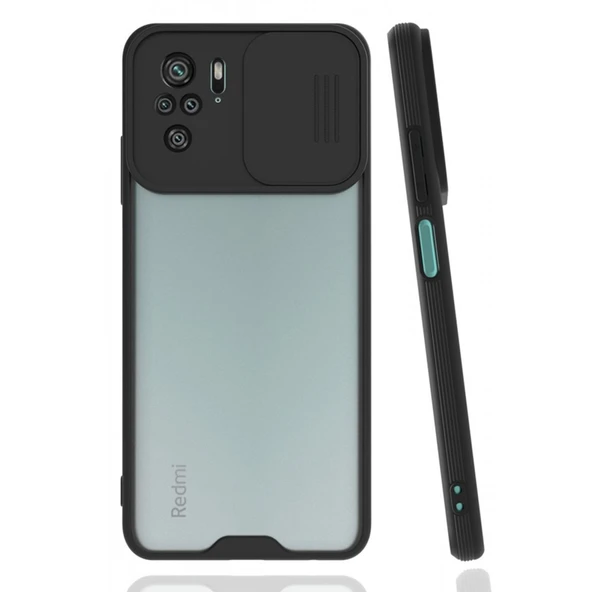 Nettech Xiaomi Redmi Note 10 Uyumlu Platin Kamera Kızaklı Arka Koruma Kılıf NT-86805 ürün görseli 1