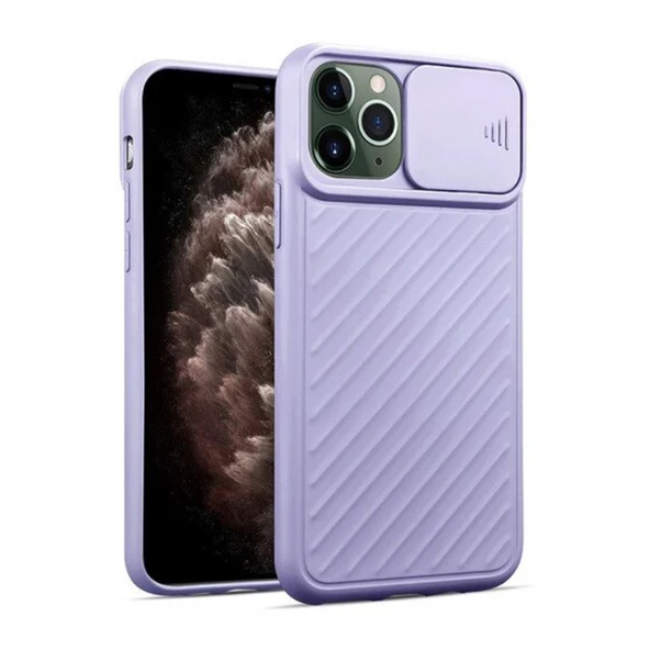 Nettech Apple iPhone 11 Pro Max Uyumlu Kızaklı Kamera Korumalı Arka Koruma Kılıf NT-82139 ürün görseli 1
