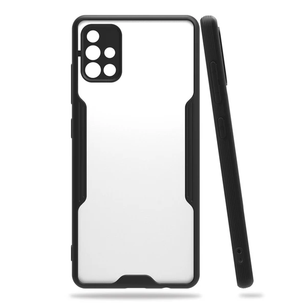 Nettech Samsung Galaxy A71 Uyumlu Platin Seri Arka Koruma Kılıf NT-86360 ürün görseli 1