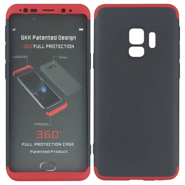 Nettech Samsung Galaxy G960 S9 Uyumlu 360 Koruyucu Arka Koruma Kılıf VR-4312 ürün görseli 1