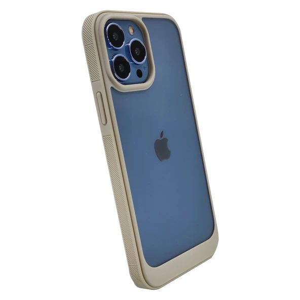 Nettech Apple iPhone 13 Pro Uyumlu Solid Frame Arka Koruma Kılıf NT-95828 - Resim 8