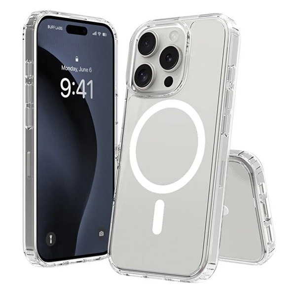 Nettech Apple iPhone 14 Pro Uyumlu MagSafe Kamera Korumalı Arka Koruma Kılıf NT-97504 ürün görseli 1