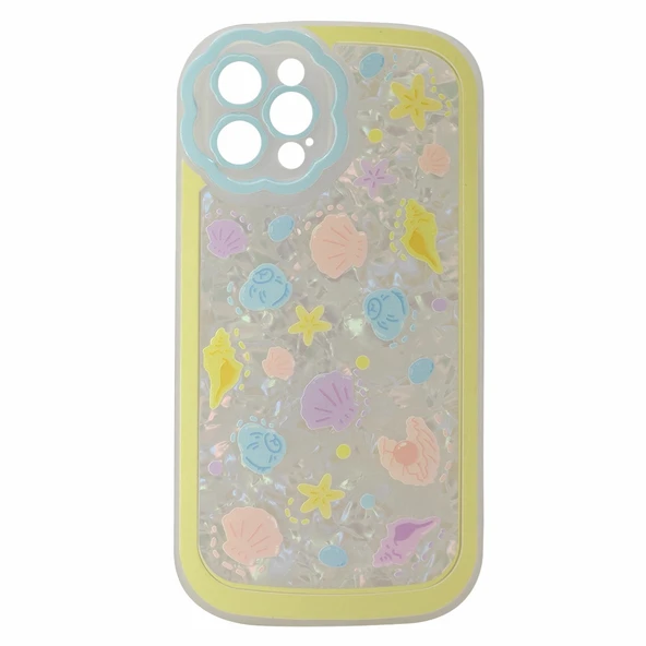 Nettech Apple iPhone 13 Pro Uyumlu Desenli Mozaik Seri Arka Koruma Kılıf NT-97079 ürün görseli 1