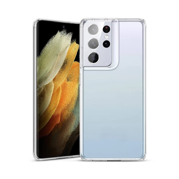 Nettech Samsung Galaxy S21 Ultra Uyumlu Lüx Seri Arka Koruma Kılıf NT-84683 ürün görseli 1