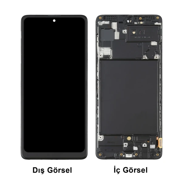 Teknonet Samsung Galaxy A71 Uyumlu Oled Lcd+Dokunmatik+Çıtalı NT-105553 ürün görseli 1